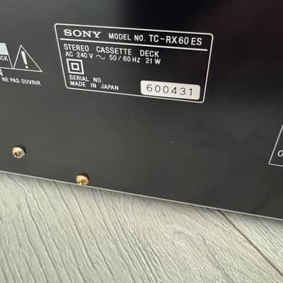 Sony TC-RX60ES 1990 - Black image 11