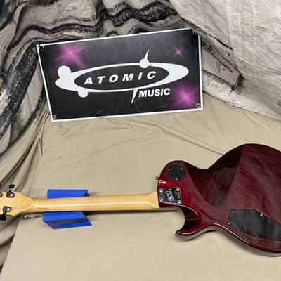 ESP LTD Eclipse Bolt-On Neck Singlecut Guitar - locking tuners missing backs! Red image 14