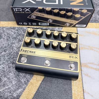 Friedman IR-X Dual Tube Preamp Limited Edition - Reverb Exclusive 2023 - Black / Gold with Signature image 1