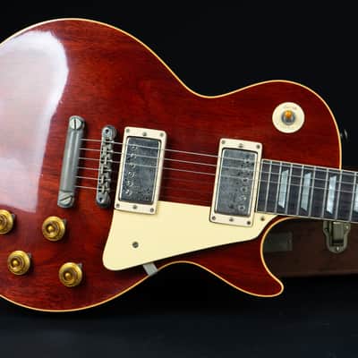 Gibson 1957 Les Paul Standard Mahogany Top Ultra Light aged - Medium Cherry image 15