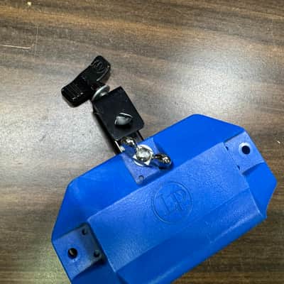 Latin Percussion Jam Block with Bracket High Pitch Blue LP1205 image 3