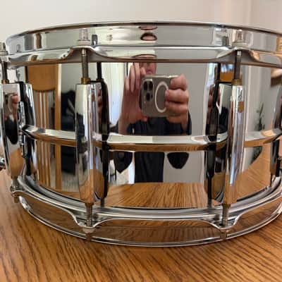 Pearl Sensitone 6.5x14 Steel Shell Snare Drum image 4