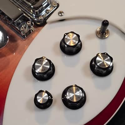 1996 Rickenbacker 620/12 Fireglo 12-String Solid Body Electric Guitar with OHSC image 6