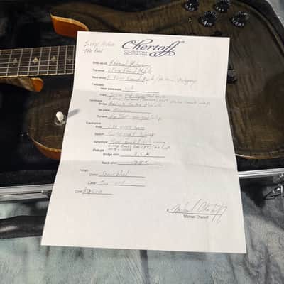 Chertoff Custom Guitars 2021 Tele Paul - Trans Black image 16