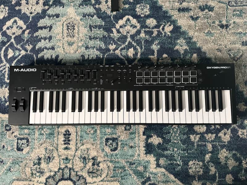 M-Audio Oxygen Pro 61 MIDI Keyboard Controller 2020 - Present Black image 1