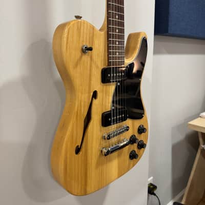 Fender Jim Adkins JA-90 Telecaster Thinline - Natural, Mint, With Fender Gig Bag image 4