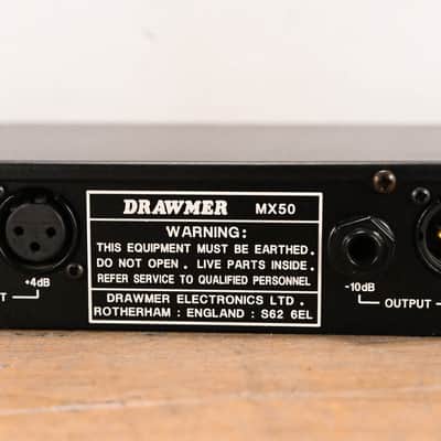 Drawmer MX50 Dual-Channel De-Esser (Full & Split-Band) CG01XP4 image 10