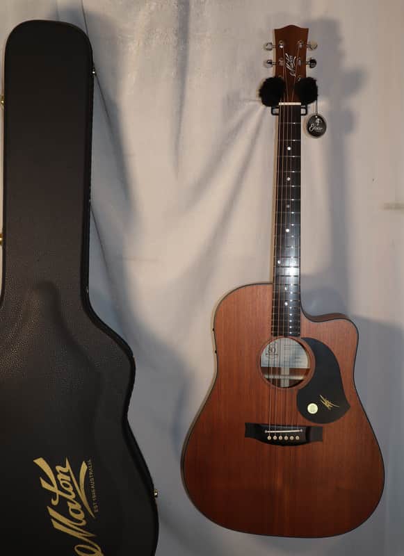 Maton Blackwood Series EBW70C Dreadnought Cutaway Acoustic Electric Guitar with case NEW image 1