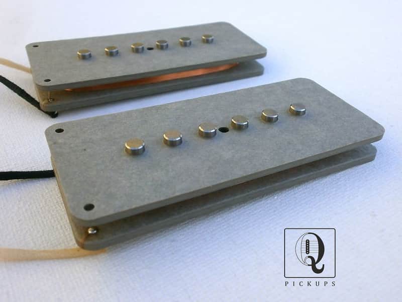 Jazzmaster A5 Pickups HOT Bridge Neck Vintage Hand Wound Classic Custom by Q pickups image 1