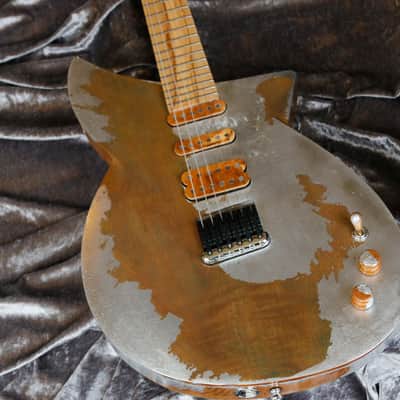 Build to order GB Liuteria Boutique Plié 6 string silver leaf relic edition image 10