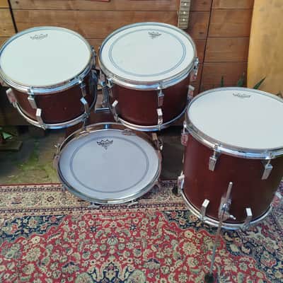 SONOR Phonic Jazz Set 1980s, Red Mahogany. image 9