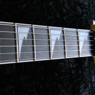 AGT Custom Shop Guitar Raw Walnut Ibanez Parts 540p Style Poplar Body Sharktooth Neck image 11