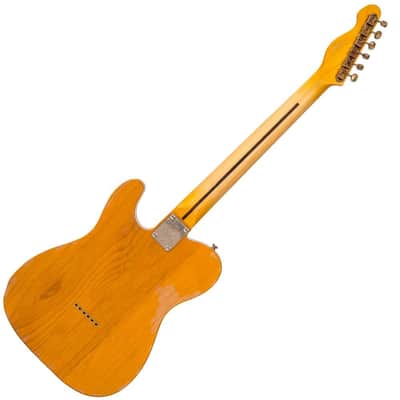 Vintage V52 ICON Electric Guitar - Distressed Butterscotch image 3