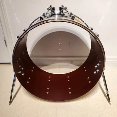 6PC VTG 1970's PEARL 22x14,16x16, 16,15,14,13 Gold Satin "Phenolic"  Concert/Power Drum Kit - Gorgeous Clean A+ image 10