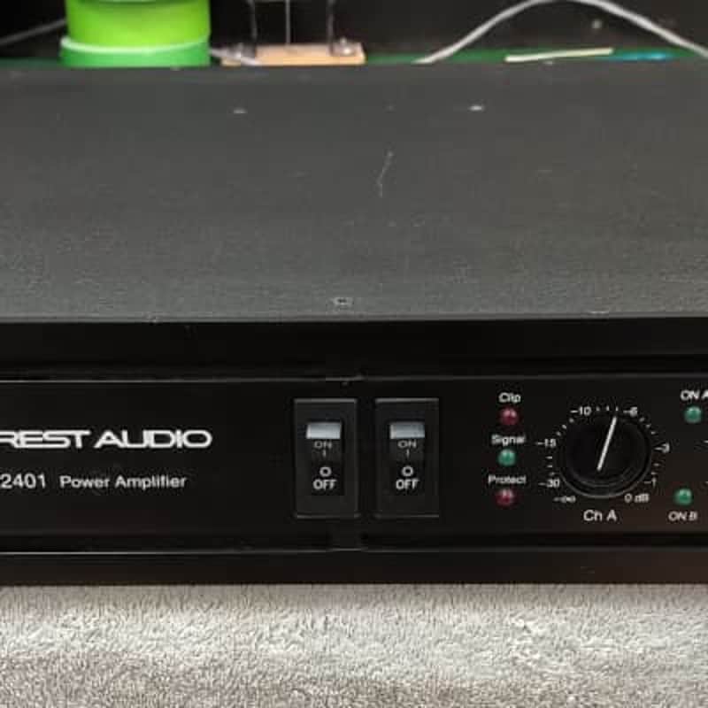 CREST AUDIO VINTAGE AMPLIFIER POWER AMPLIFIER MODEL FA-2401 DUAL MONO AMPLIFIER MADE IN USA image 1