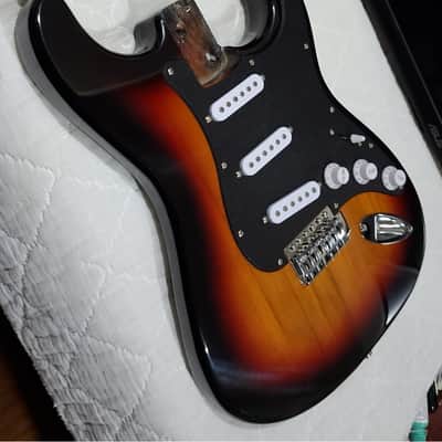 Stratocaster Body Fully Loaded Sunburst w/neck plate + Extras image 1