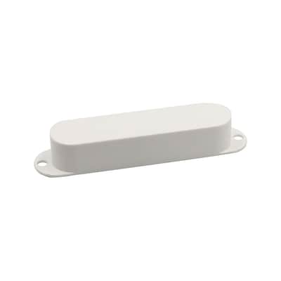 Hosco Closed Single Coil Pickup Cover Mustang / Duo Sonic Style (White)