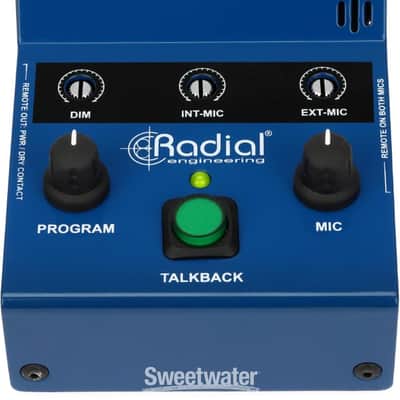 Radial Studio-Q Desktop Cue & Talkback Controller (StudioQd1) image 5