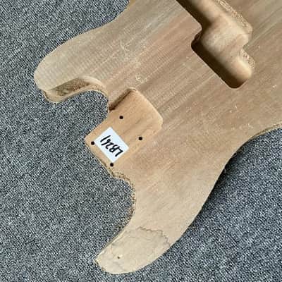 Solid Basswood 4 String Precision P Bass Style Body image 4