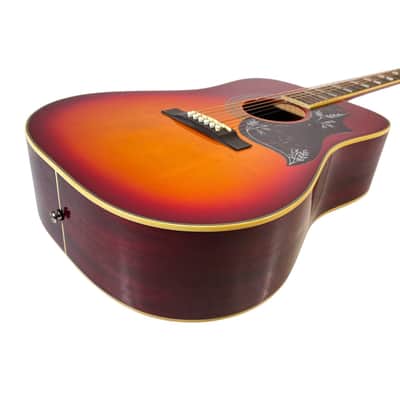 2010 Epiphone Hummingbird HS - Cherry Sunburst image 3