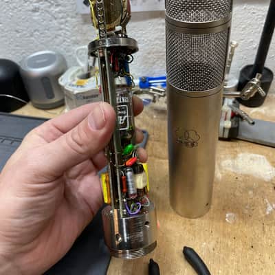 MINT 1967 AKG C 24 MKII Stereo Large Diaphragm Tube Condenser Microphone with 60’s MS box, custom cables and XL Pelican case. image 18