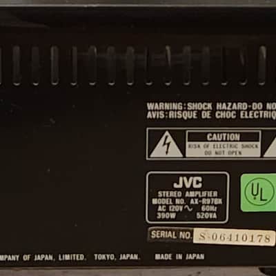 JVC Vintage JVC AX-R97 stereo integrated amplifier 1989 - Black image 9