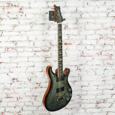 PRS - (2018) McCarty 594 Wood Library 10-Top Electric Guitar Trampas Green Smokehouse Burst with OHSC - USED image 4