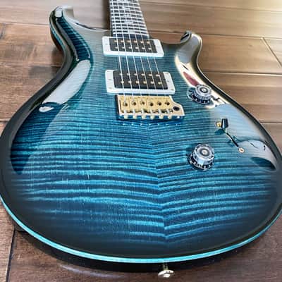 PRS Custom 24 Electric Guitar Cobalt Smokeburst Hybrid Package 10-Top 0354342 image 3