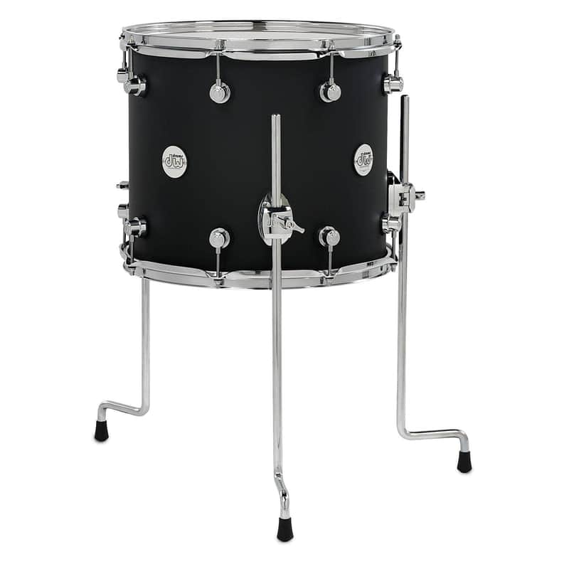 DW Design 14x12 Floor Tom Black Satin image 1