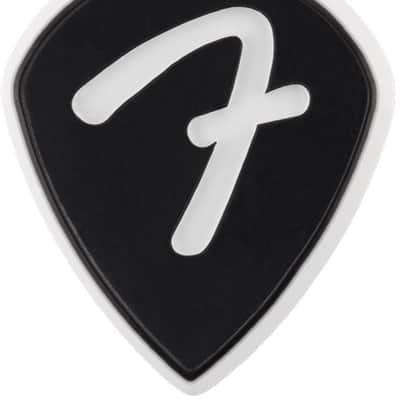 Genuine Fender F-Grip 3-Ply Guitar Picks - 551 Shape - Black - 3 PACK image 3