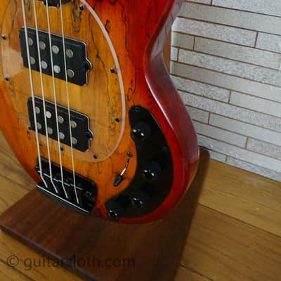 Sterling StingRay Ray34HHSM - Blood Orange Burst image 7
