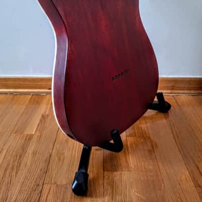 Telecaster Tele Body HH Purple Mahogany and Maple Top image 4