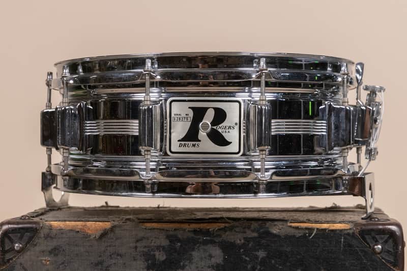 Vintage Rogers 5x14 Big R Dynasonic Snare Drum image 1