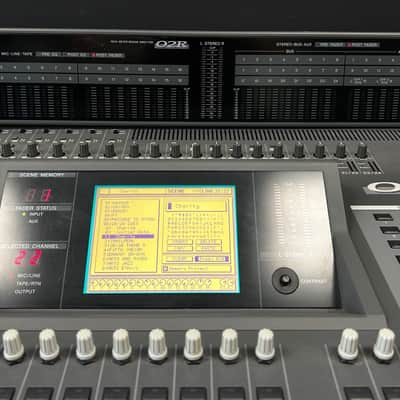 Yamaha O2R Digital Recording Console 24 Channel Mixer with Meter Bridge & 3 Cards image 10