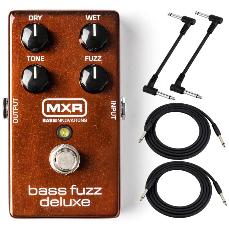 MXR M84 Bass Fuzz Deluxe Effects Pedal with Cables image 1