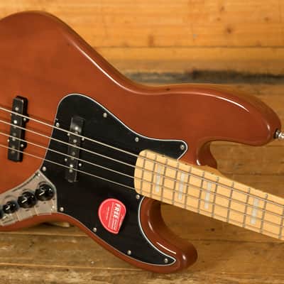 Squier Classic Vibe Active 70s Jazz Bass - Maple - Mocha image 5