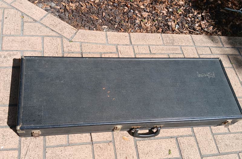 70's Gibson SG Hardshell Guitar Case - Black/Purple - Standard Custom Deluxe Junior Special image 1