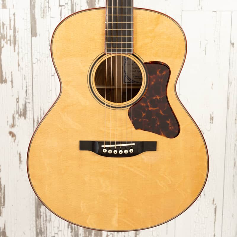 Bourgeois 2013 Luthier's Choice Small Jumbo "Face" Guitar - Bear Claw Spruce Top / Red Gum Eucalyptus Back and Sides image 1