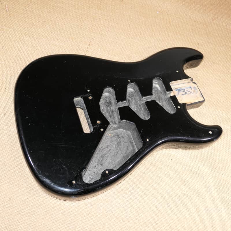 Body Black, Genuine 80s Squier Bullet Strat image 1
