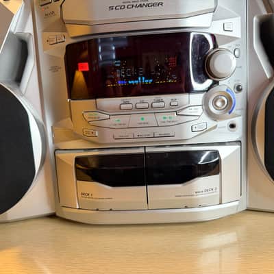 Panasonic SA-AK18 5 CD Changer/Dual Deck Stereo System New Belts Fully Working🔥 image 7
