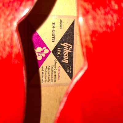 Gibson ES-345TDSV Stereo 1970 - 1982 - Cherry image 12