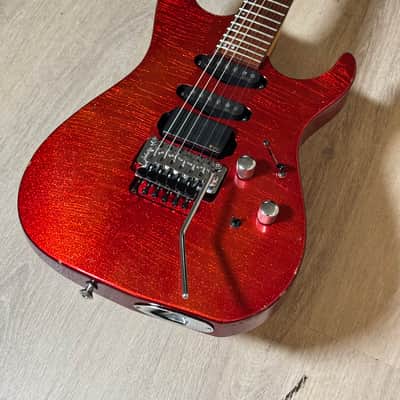 Hamer USA Centaura 1991 – Candy Apple Red / Sparkle Nitro Finish – Custom Shop Quality image 5