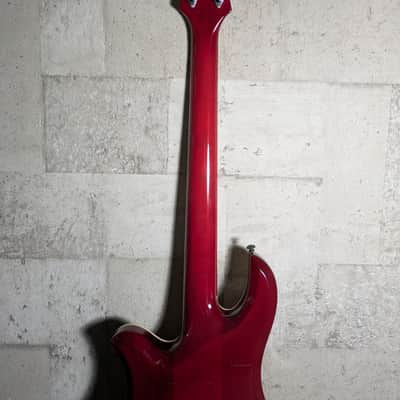 B.C. Rich Eagle DLX 00's Archtop See Thru Red image 9