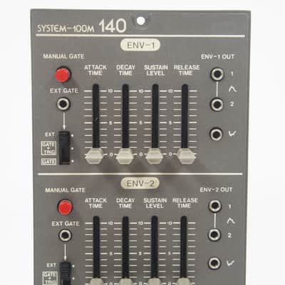 Roland SYSTEM-100M Model 140 Dual Envelope LFO Modular Analog Synthesizer w/8pin Cable image 3