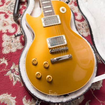Gibson Les Paul Standard '57 Reissue Left-Handed - Goldtop Darkback VOS #742109 Second Hand image 3