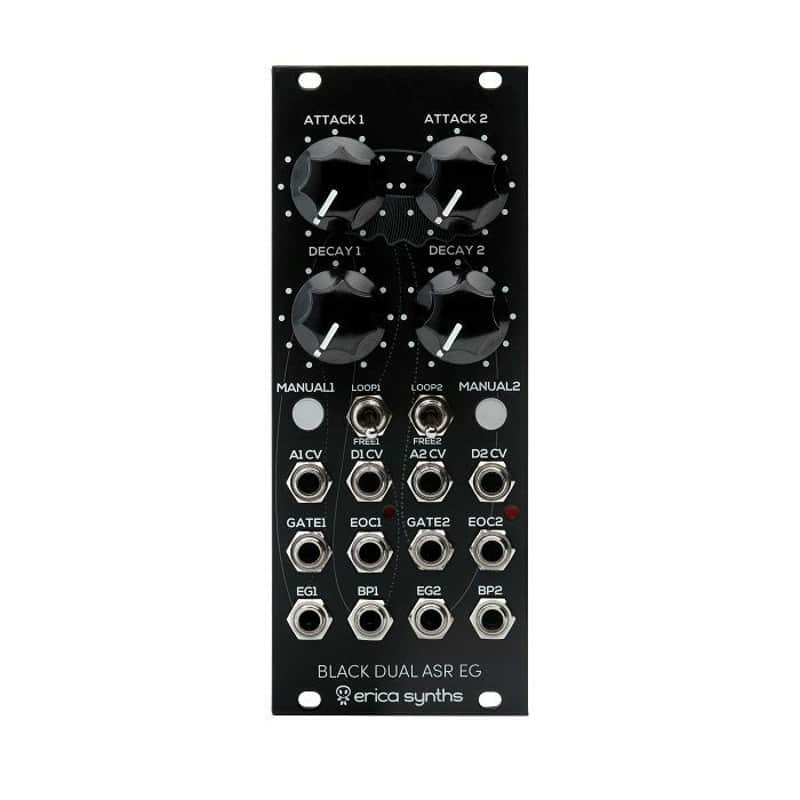 Erica Synths Black Dual ASR EG Analogue Looping AD/ASR Envelope Generator Module image 1