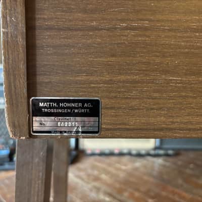 Hohner Clavinet Serie 1/I 1964 - Wood image 8