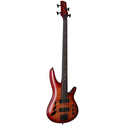 Ibanez SRD900F Bass Workshop Fretless Electric Bass, Brown, Open Box (Very Good) image 2