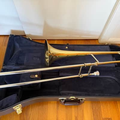 Bach LT16M Stradivarius Professional Model Tenor Trombone 2010s - Clear-Lacquered Brass image 1
