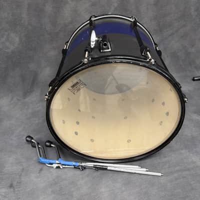 1980s-1990s Yamaha 4-Piece Drum Shell Pack with 22" Bass, 12" Tom, 13" Tom, and 16" Floor Tom image 14